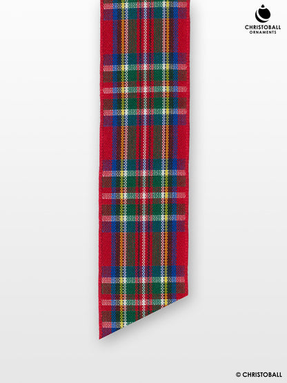 Kariertes Tartan Band - Royal Steward 2,5 cm breit (Meterware)