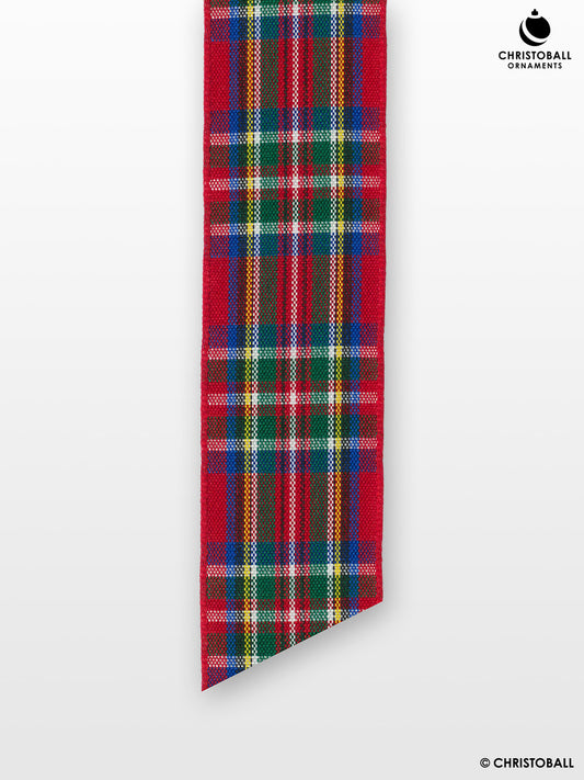 Kariertes Tartan Band - Royal Steward 2,5 cm breit (Meterware)