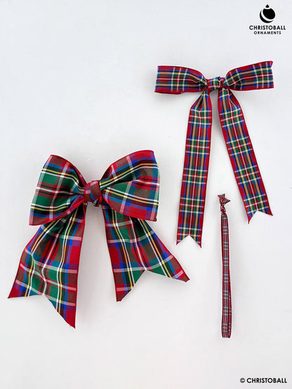 Kariertes Tartan Band - Royal Steward 0,7 cm breit (5m lang)