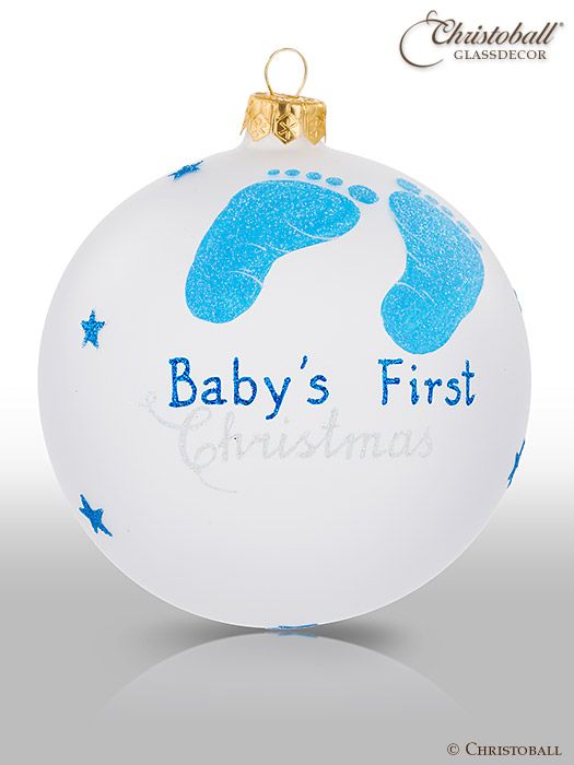 Baby´s first Christmas - Hell-Blau