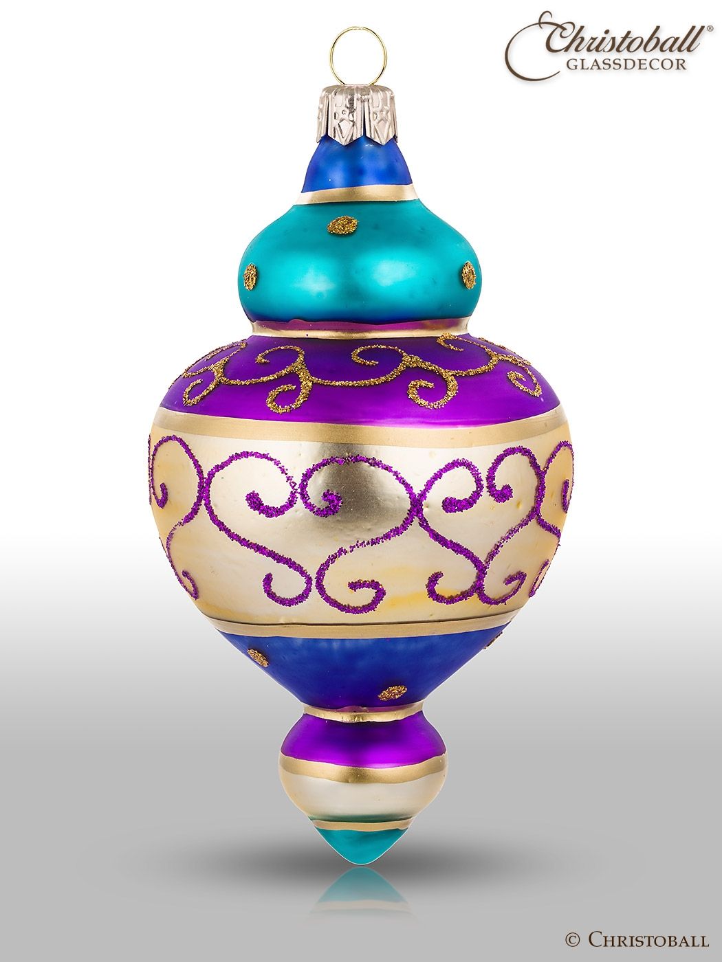 Magic Oriental - Form 4 Türkis-Blau-Lila