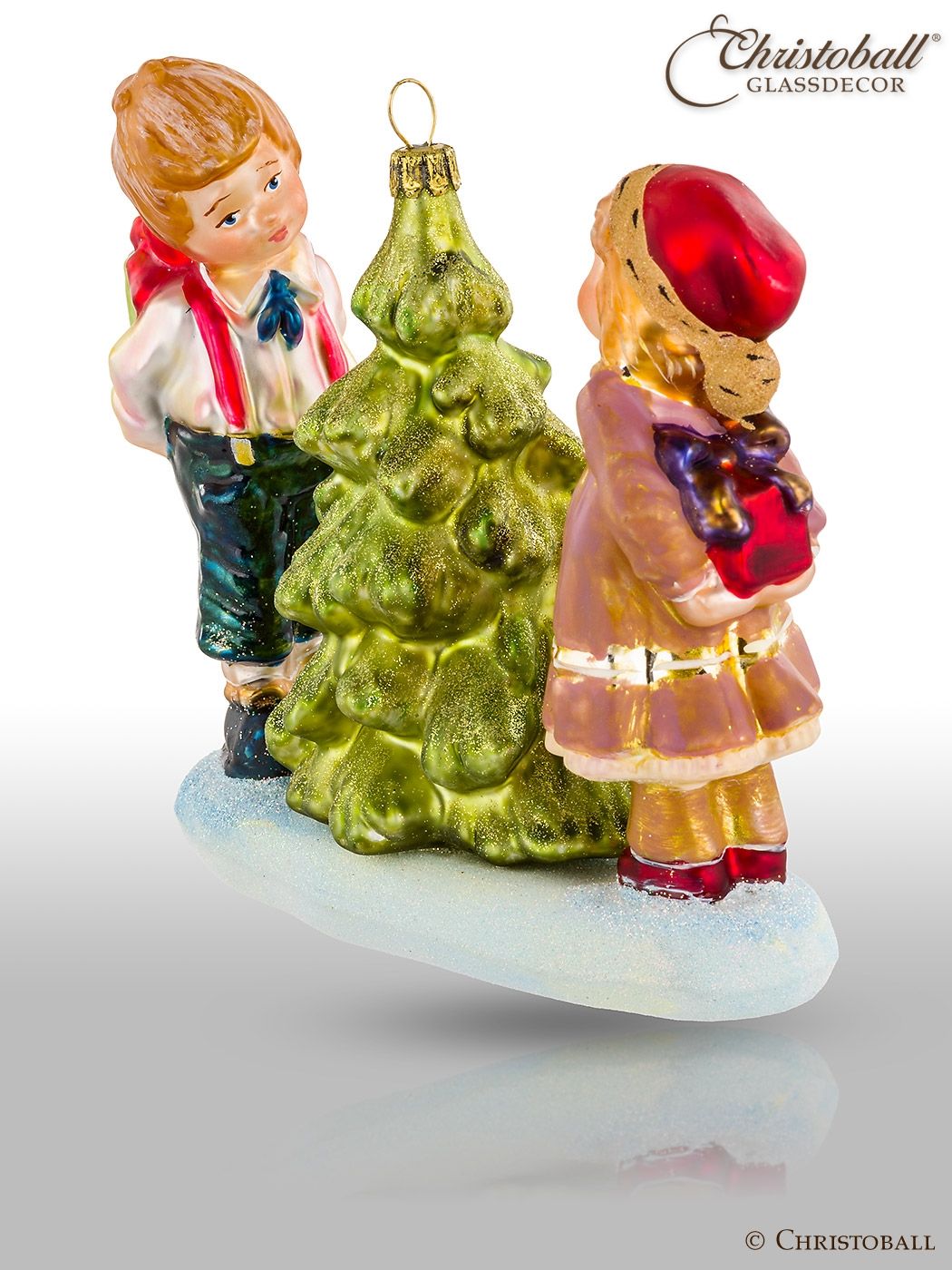 Viktorianische Kollektion - Kinder am Weihnachtsbaum