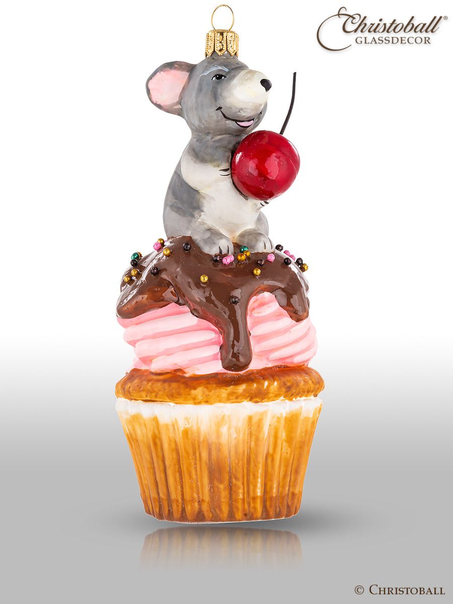 Miscellaneous Kollektion - Ratte auf einem Cupcake