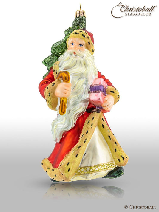 Viktorianische Kollektion - Weihmachtsmann mit Christbaum