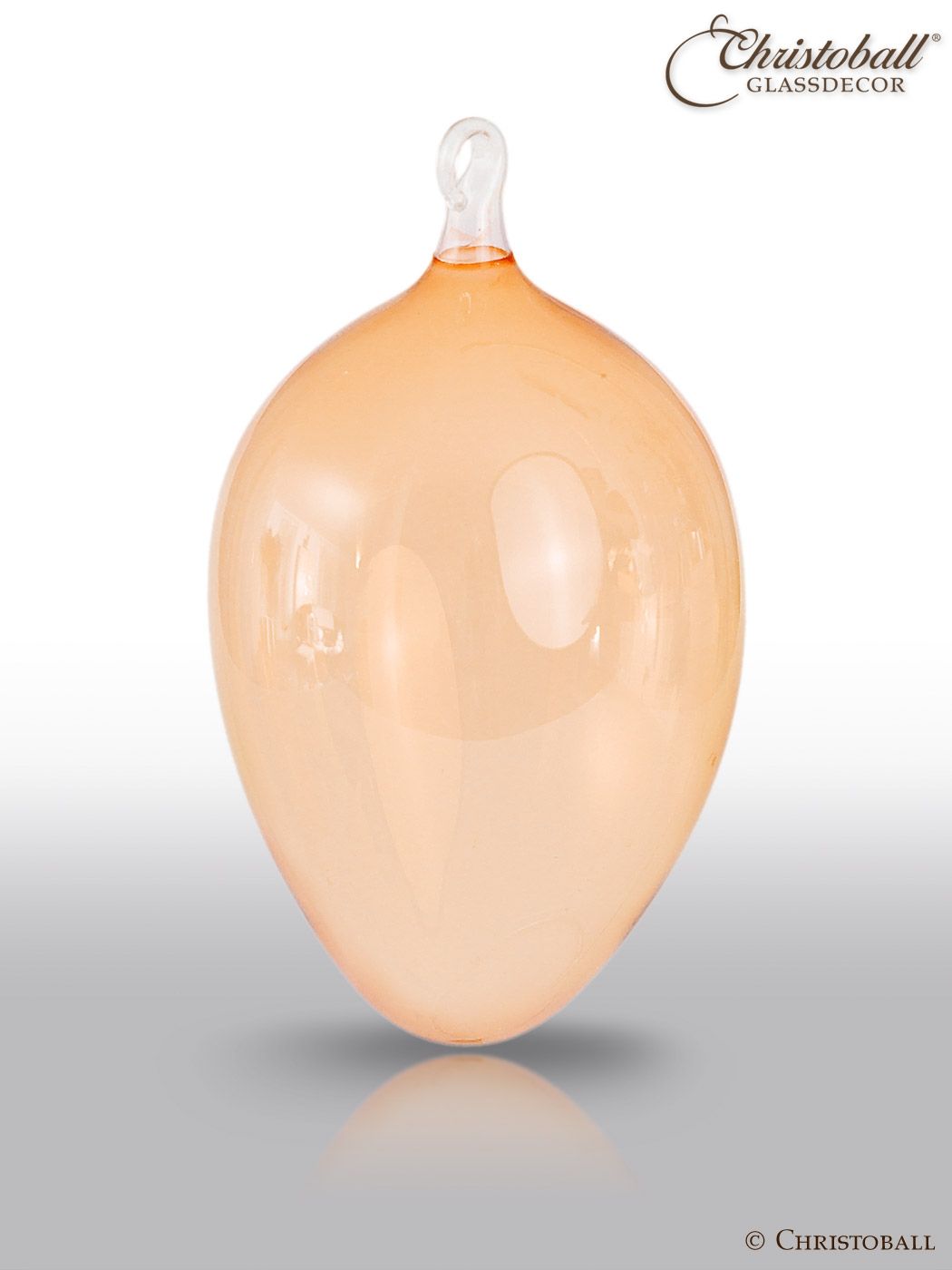 Pure Transparent Egg L - Apricot