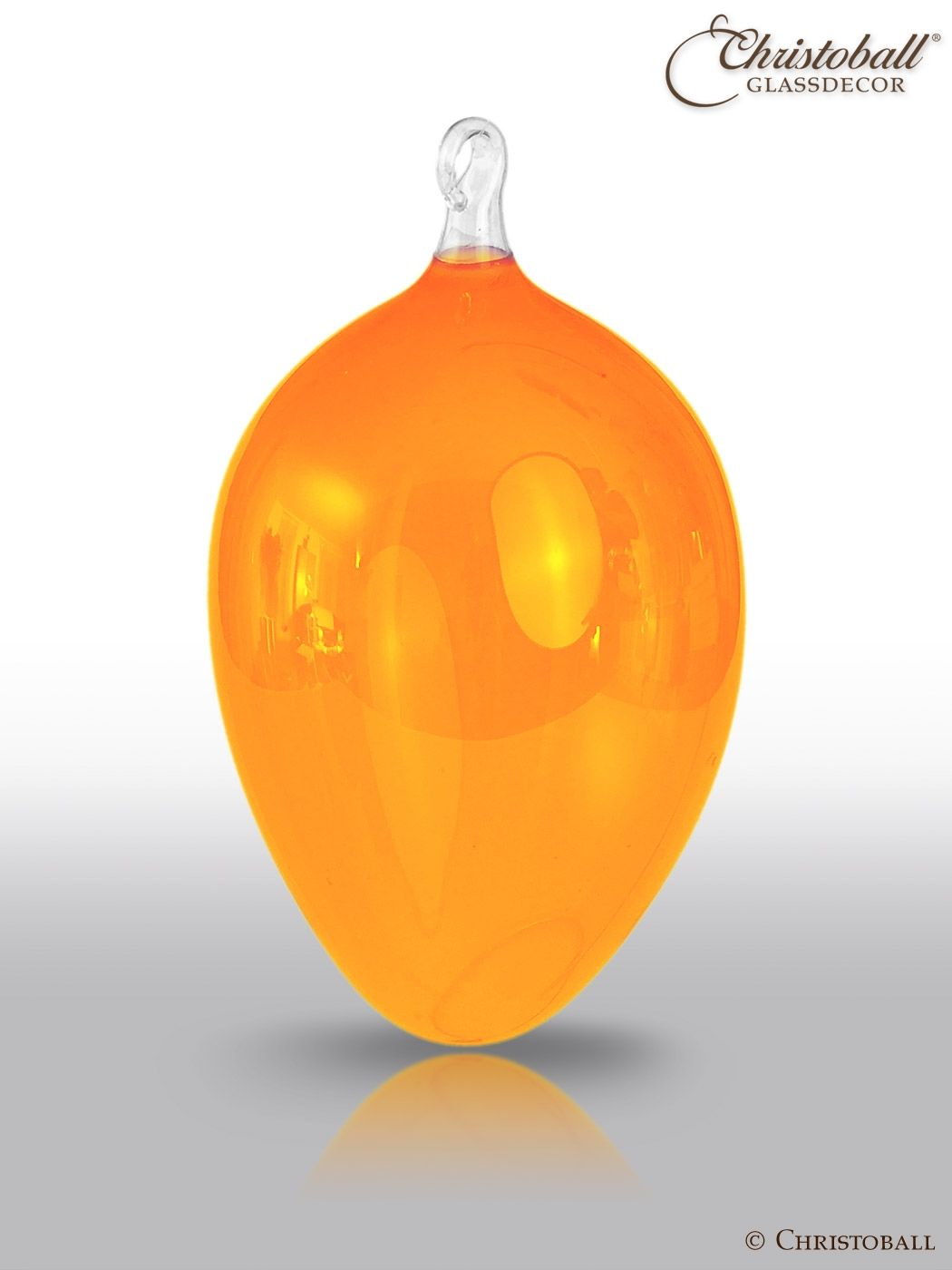 Pure Transparent Egg L - Happy Orange