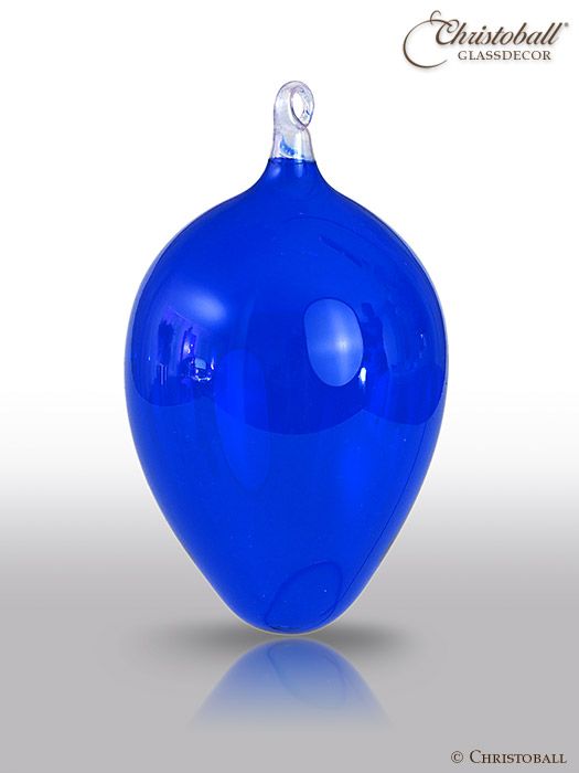 Pure Transparent Egg L - Royal Blau